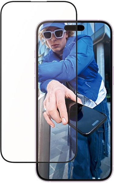 Glass Screen Protector PanzerGlass Aluminum Apple iPhone 16 Plus/15 Plus with installation frame ...