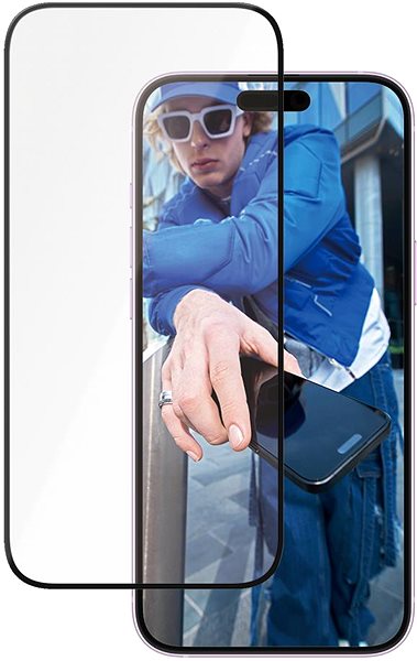Glass Screen Protector PanzerGlass Ceramic Apple iPhone 16 Plus/15 Plus with installation frame ...