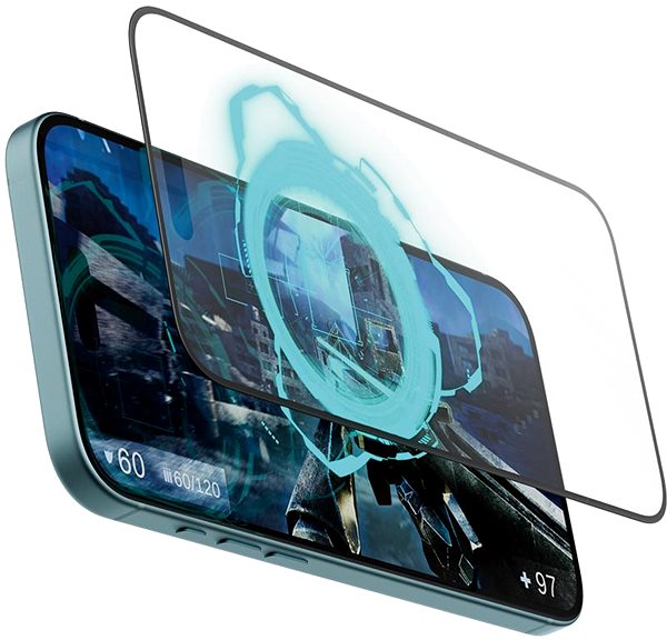 Glass Screen Protector PanzerGlass Gaming Apple iPhone 16 Plus/15 Plus with installation frame ...