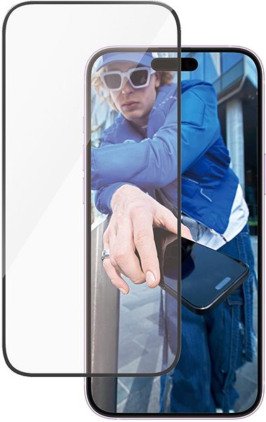 Glass Screen Protector PanzerGlass Apple iPhone 16 Plus/15 Plus with installation frame ...