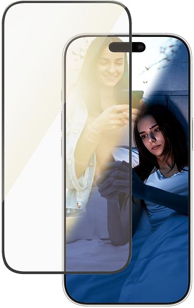 Glass Screen Protector PanzerGlass EyeCare Apple iPhone 16 Pro with installation frame ...