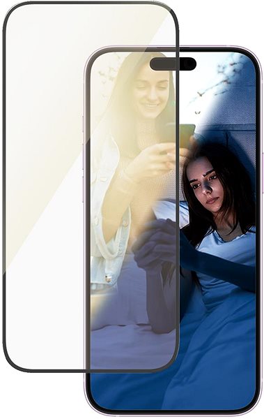 Glass Screen Protector PanzerGlass EyeCare Apple iPhone 16 Plus/15 Plus with installation frame ...