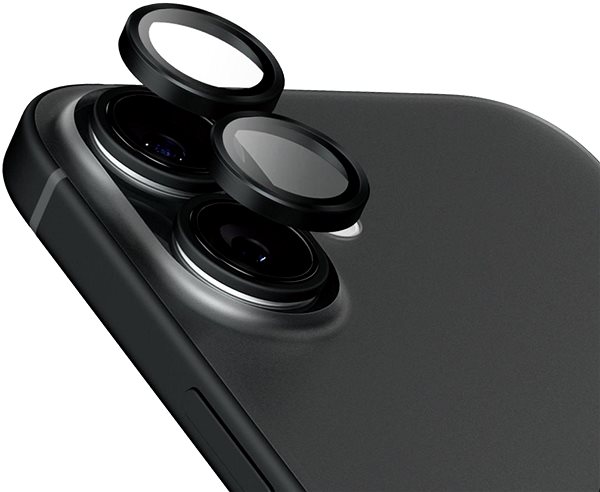 Glass Screen Protector PanzerGlass HoOps Ceramic Apple iPhone 16/16 Plus black titanium ...