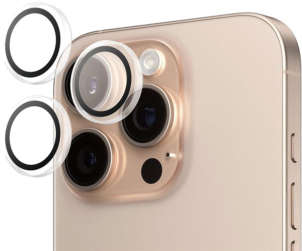 Glass Screen Protector PanzerGlass HoOps Apple iPhone 16 Pro/15 Pro/16 Pro Max/15 Pro Max clear ...