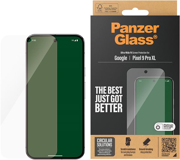 Glass Screen Protector PanzerGlass Google Pixel 9 Pro XL ...