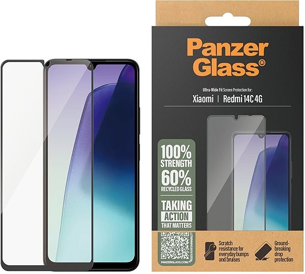 Glass Screen Protector PanzerGlass Xiaomi 14C/Poco C75 ...
