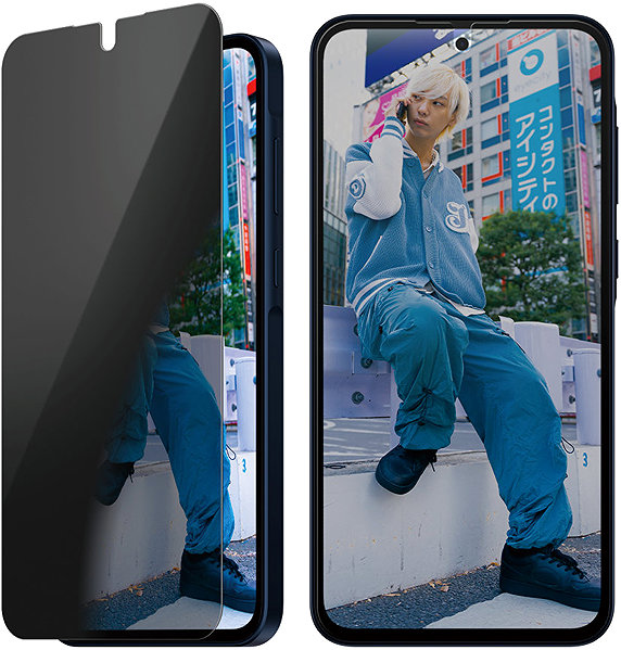 Glass Screen Protector PanzerGlass Privacy Samsung Galaxy A36 5G with installation frame ...