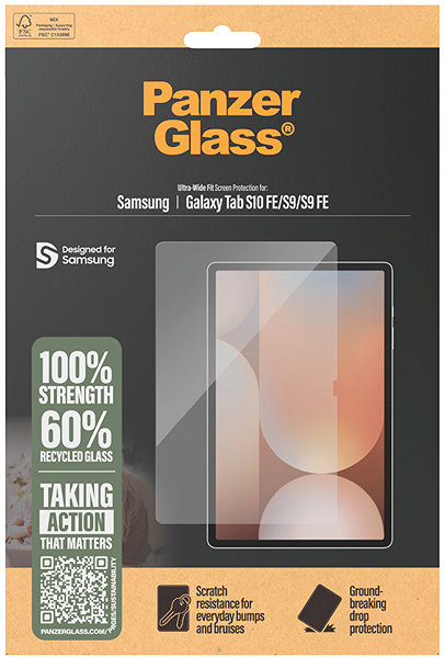 Glass Screen Protector PanzerGlass Samsung Galaxy Tab S10 FE/S9/S9 FE ...