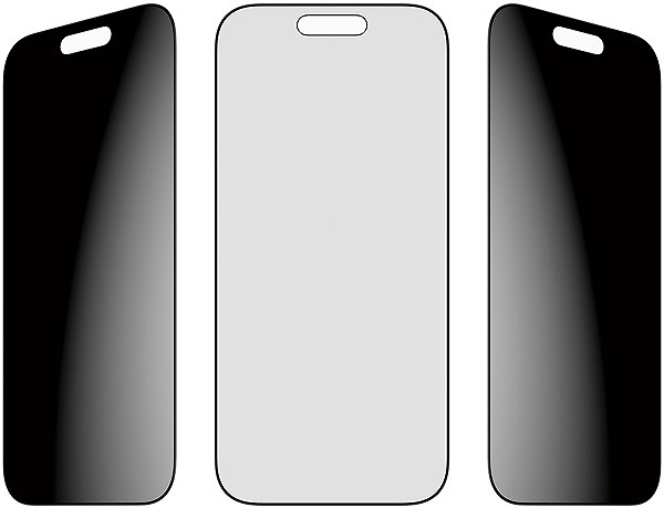 Glass Screen Protector PanzerGlass Privacy Apple iPhone 17/16 Pro with installation frame ...