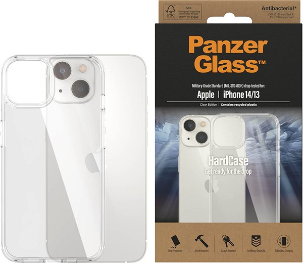 Handyhülle PanzerGlass Hartschalenkoffer Apple iPhone 2022 6.1