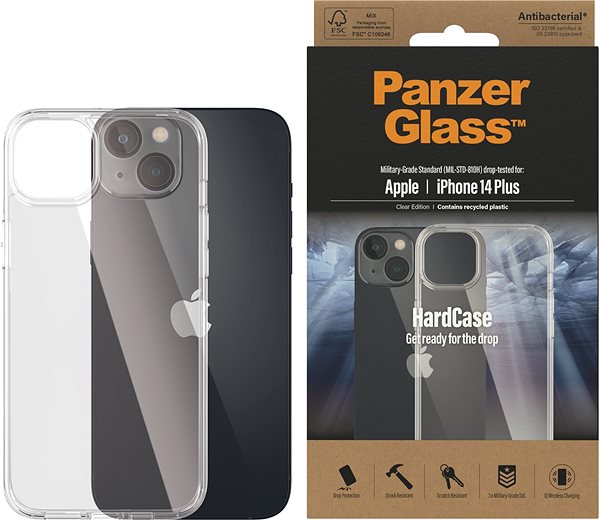 Handyhülle PanzerGlass Hartschalenkoffer Apple iPhone 2022 6.7