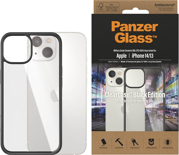 Telefon tok PanzerGlass ClearCase Apple iPhone 2022 6.1