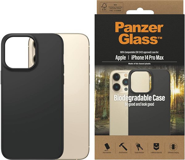 Handyhülle PanzerGlass Biologisch abbaubare Hülle Apple iPhone 2022 6.7