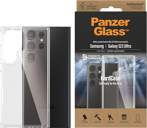Telefon tok PanzerGlass HardCase Samsung Galaxy S23 Ultra tok ...