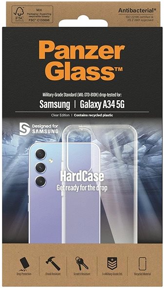 Telefon tok PanzerGlass HardCase Samsung Galaxy A34 5G ...