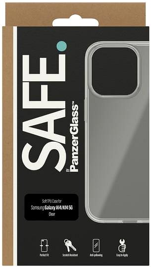Telefon tok SAFE. by PanzerGlass Samsung Galaxy A14/A14 5G átlátszó tok ...