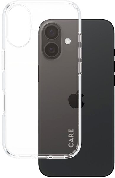 Telefon tok PanzerGlass CARE Apple iPhone 16 Combat átlátszó nem sárguló tok ...