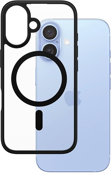 Handyhülle PanzerGlass Hülle Apple iPhone 16 HardCase MagSafe schwarz ...