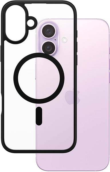 Handyhülle PanzerGlass Hülle Apple iPhone 16 Plus HardCase MagSafe schwarz ...