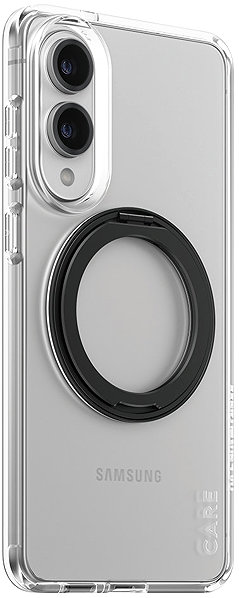 Handyhülle PanzerGlass CARE Hülle Samsung Galaxy S25 Edge klar/schwarz Kickstand QI ...