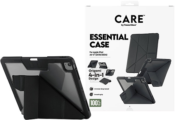 Tablet Case PanzerGlass CARE 4in1 cover Apple iPad Air 13 black ...