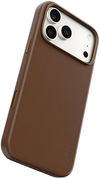 Kryt na mobil PanzerGlass CARE kryt Apple iPhone 17 Pro Max SOLO MagSafe hnedá vegánska koža ...