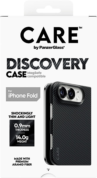 Handyhülle PanzerGlass CARE Hülle Apple iPhone Fold Discovery MagSafe (Premium Aramid Case) ...