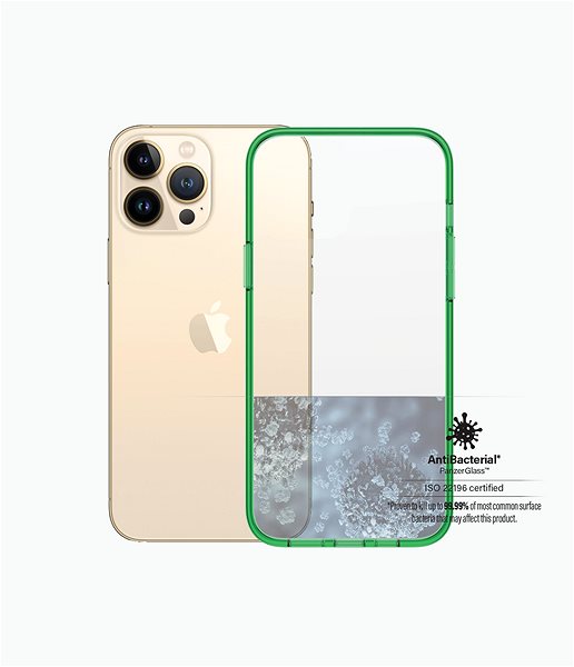 Handyhülle PanzerGlass ClearCaseColor Apple iPhone 13 Pro Max (grün - Limette) ...