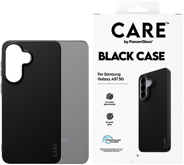 Handyhülle PanzerGlass CARE Handyhülle Samsung Galaxy A57 Black Case schwarz ...