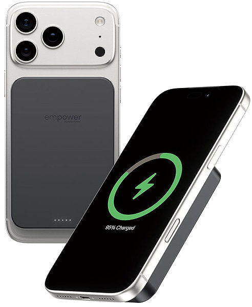 Power Bank PanzerGlass Empower Wireless QI2 Power Bank 10000mAh, MagSafe, Black ...