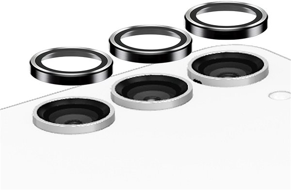 Objektiv-Schutzglas PanzerGlass HoOps Samsung Galaxy S23 FE - Schutzringe für das Kameraobjektiv - schwarz ...