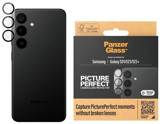 Kamera védő fólia PanzerGlass Camera Protector Samsung Galaxy S24 ...