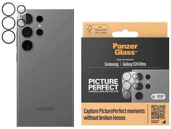 Ochranné sklo na objektív PanzerGlass Camera Protector Samsung Galaxy S24 Ultra ...