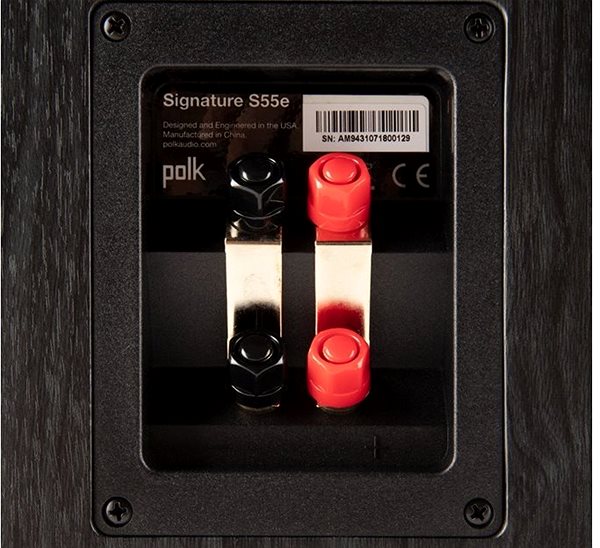 Polk Audio Signature S55e Black Speakers Connectivity (Ports)