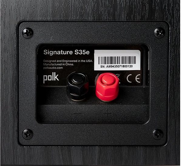 Speaker Polk Audio Signature S35Ce Black Connectivity (ports)