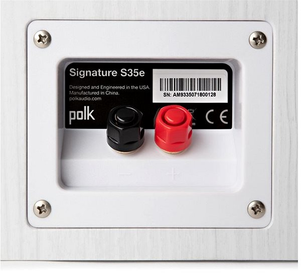 Speaker Polk Audio Signature S35Ce White Connectivity (ports)
