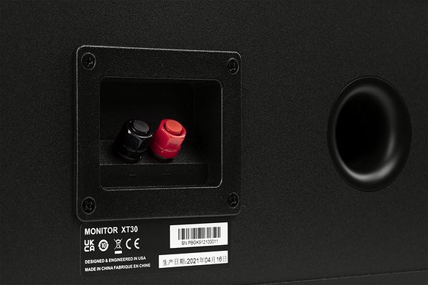 Speaker Polk Monitor XT30C Black (1 pc) Connectivity (ports)
