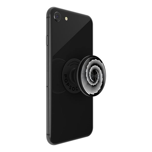 Phone Holder PopSockets PopGrip Gen.2, Backspin Endless Waves, Swivel, Black/White Features/technology