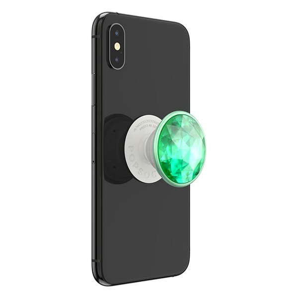 Phone Holder PopSockets PopGrip Gen.2, Disco Crystal Mint, 3D Disco Ball, Mint Green Features/technology
