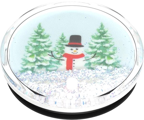 Phone Holder PopSockets PopGrip Gen.2, Tidepool Snowglobe Wonderland, a Fairytale Landscape in a Liquid with Snow Lifestyle