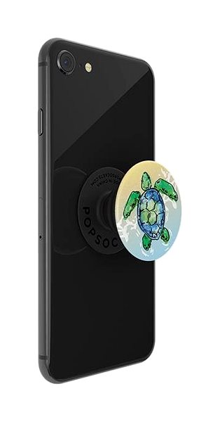 Držák na mobilní telefon PopSockets PopGrip Gen.2, Tortuga, želva na pláži Vlastnosti/technologie
