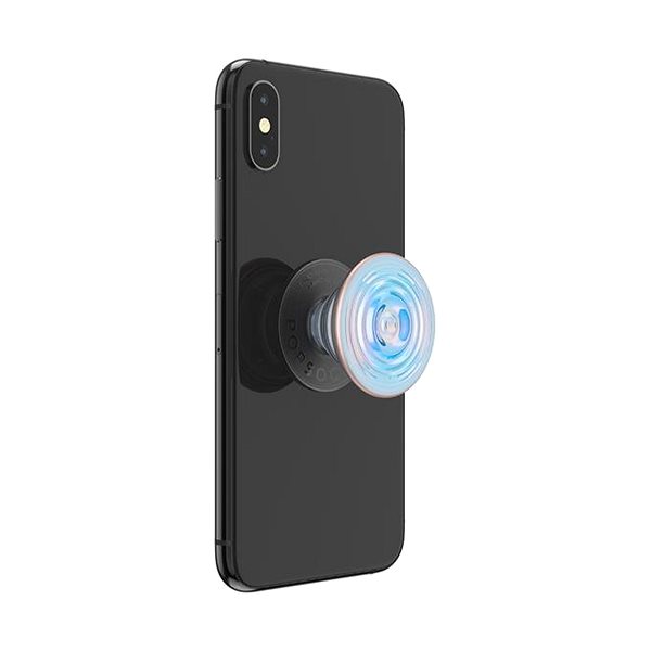 Phone Holder PopSockets PopGrip Gen.2, Ripple Opalescent Blue, Opalescent, 3D White-bluish Features/technology