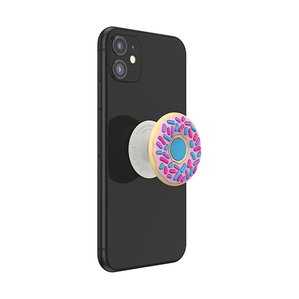 Phone Holder PopSockets PopGrip Gen.2, PopOuts D'ohnut, 3D Silicon Donut Features/technology