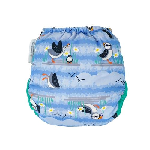 Diaper Pop-in Growing Diaper AIO Popper bamboo Puffin .