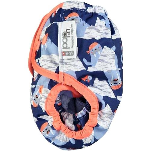 Diaper Pop-in Growing Diaper AIO Popper bamboo Walrus .