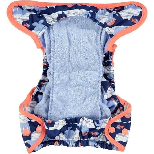 Diaper Pop-in Growing Diaper AIO Popper bamboo Walrus .