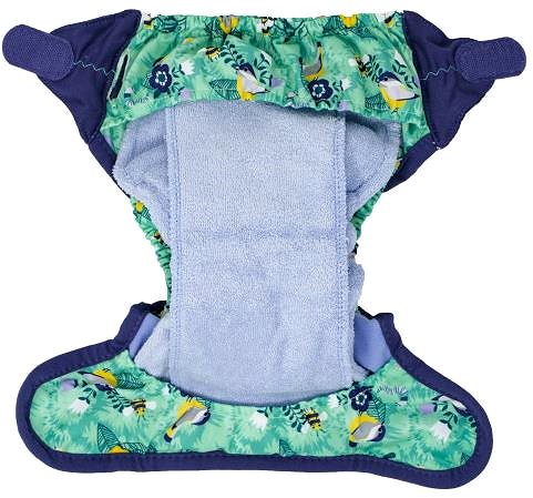 Pop-in Growing diaper AIO bamboo diaper Round the Garden .