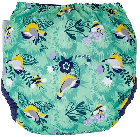 Pop-in Growing diaper AIO bamboo diaper Round the Garden .