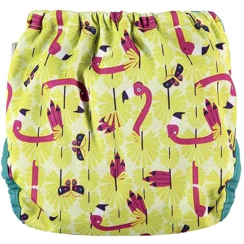 Pop-in Growing diaper AIO bamboo Flamingo .