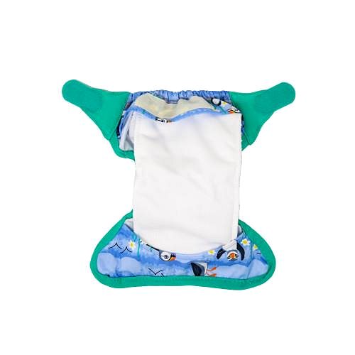 Pop-in Newborn Puffin Diaper.